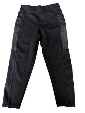 Black RP Large Activewear Pants With Side Pockets L